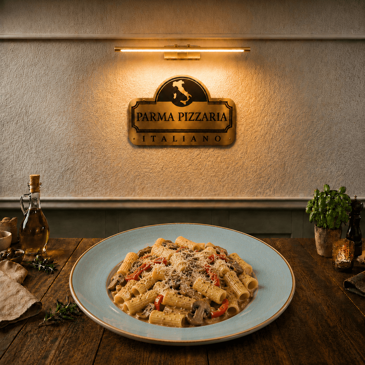 Rigattoni El Funghi Porcini