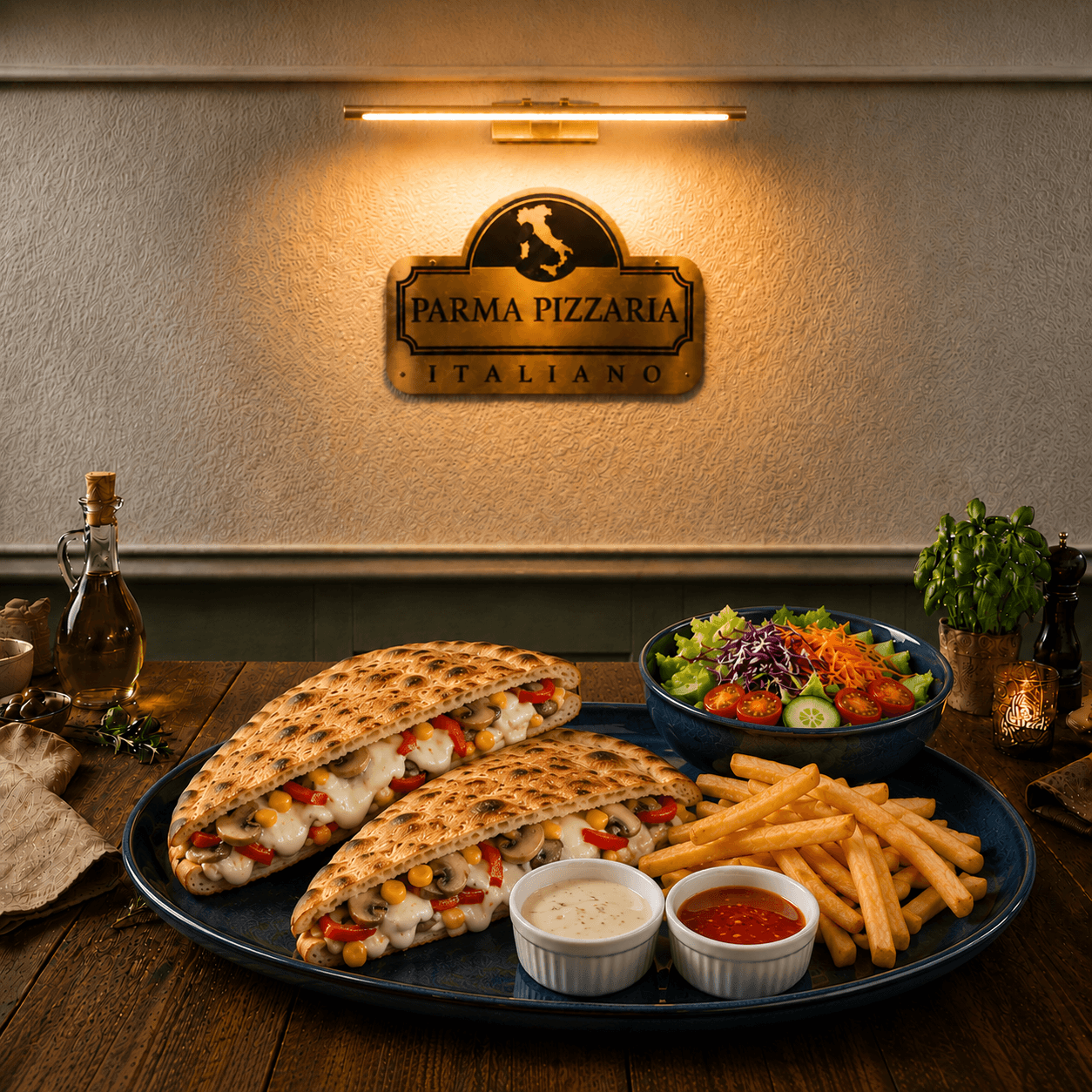 Pizza Sandviç Karışık Sebzeli